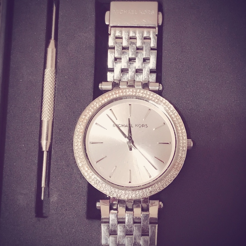 Authentic Silver MK watch!